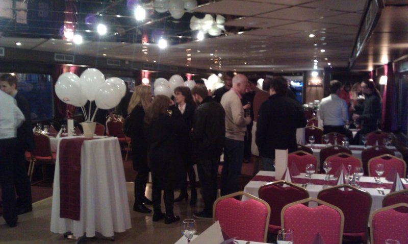 Greater Translation - kolacja na statku podczas memoQfest w Budapeszcie Greater Translation na memoQfest - Dinner